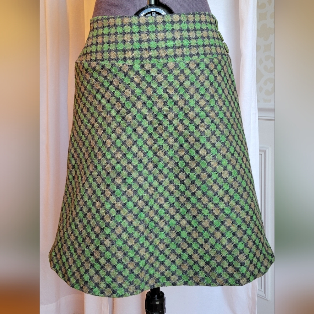 LOFT 0P A-line Wool skirt